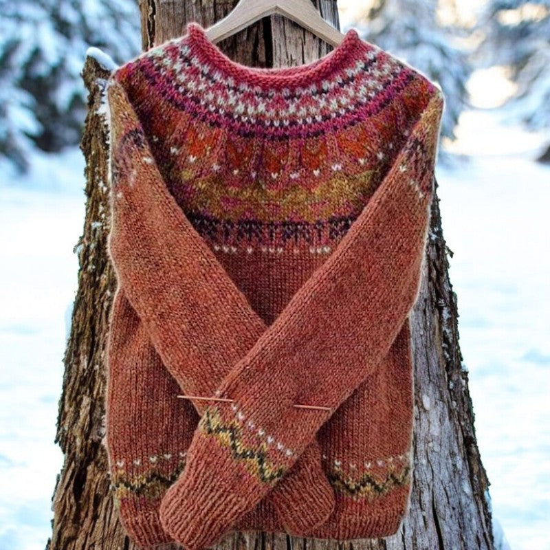 Louisa™ | Stylish Nordic Knitted Sweater