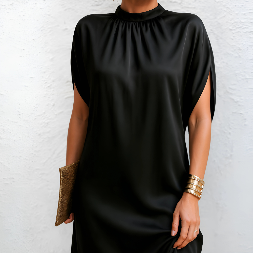 Lena | Elegant Relaxed Fit Midi Dress