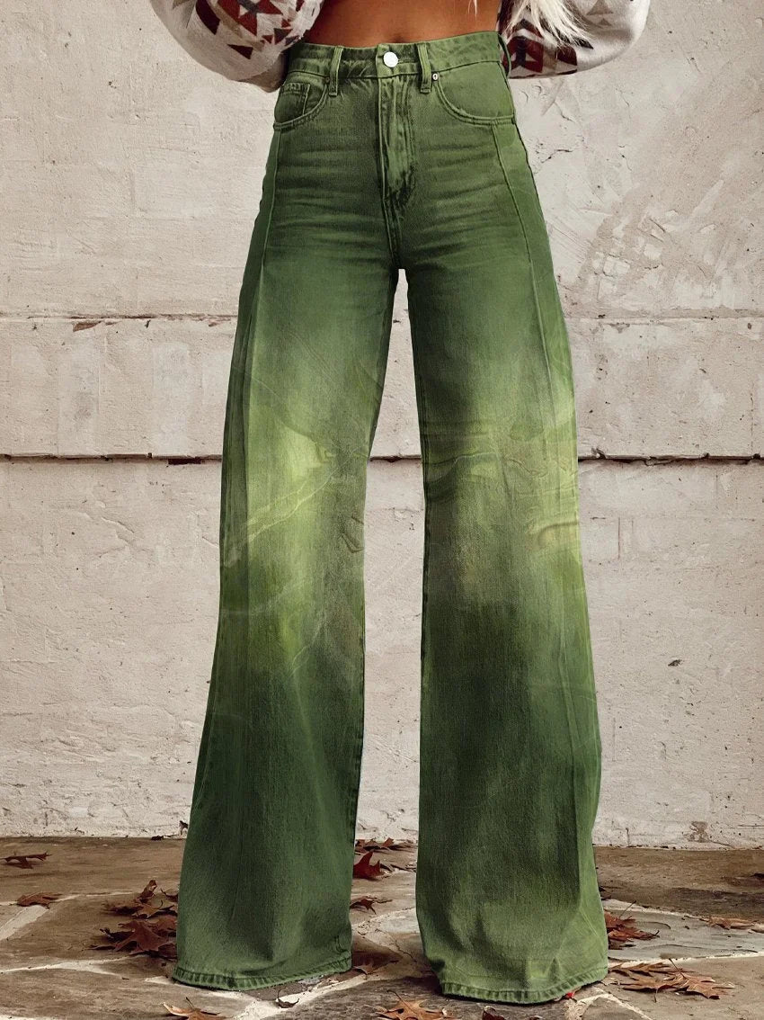 Ivy | Elegant Gradient Wide-Leg Pants