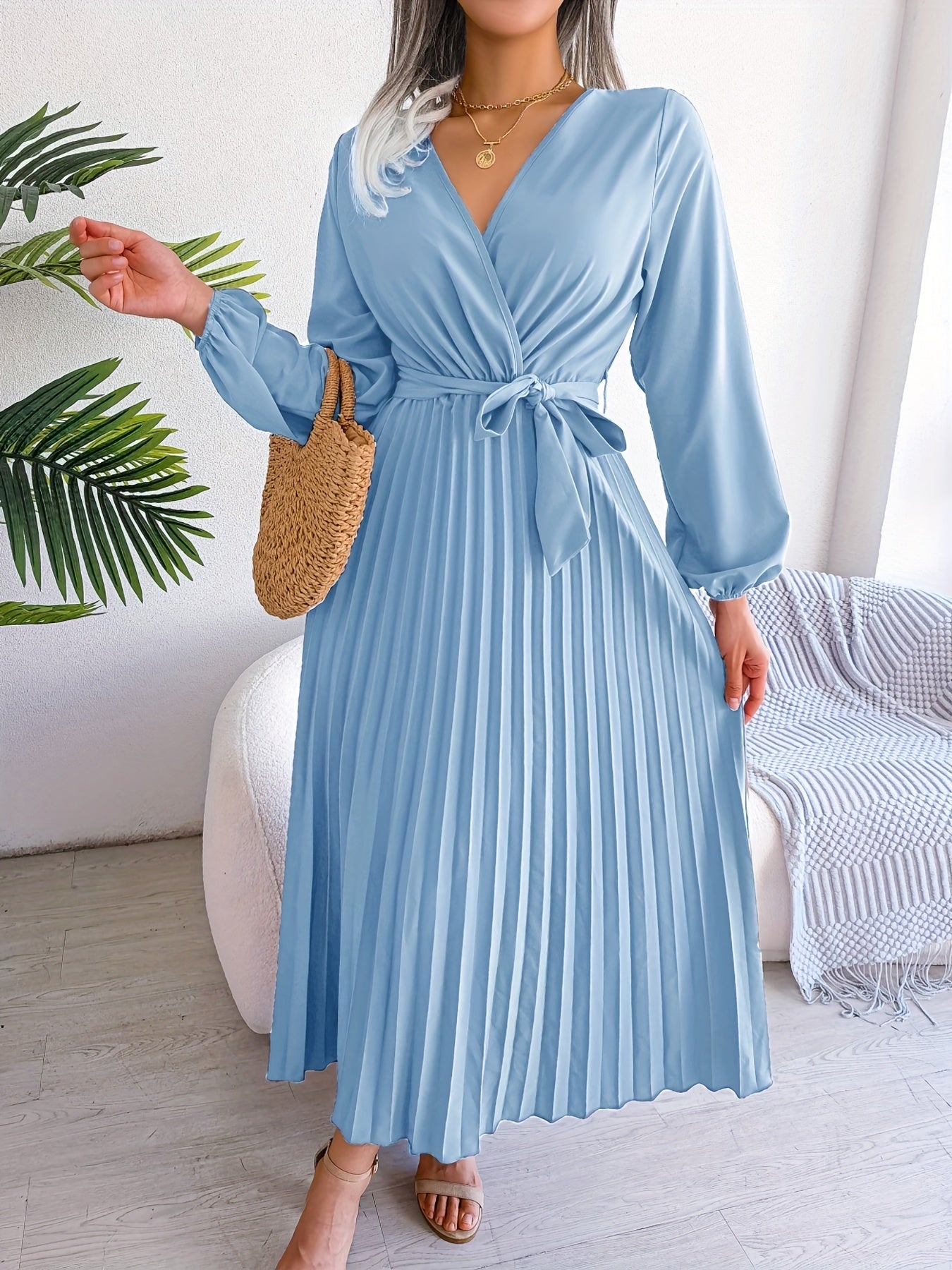 Caitlin | Classic Pleated Waist Dress
