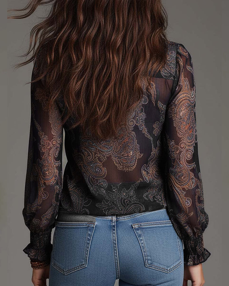 The Kim 1/2 Zip Blouse