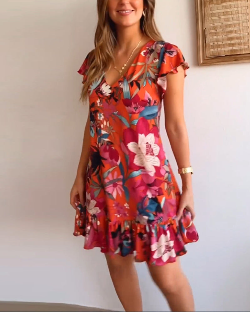 Bethany | Vibrant Floral Summer Dress
