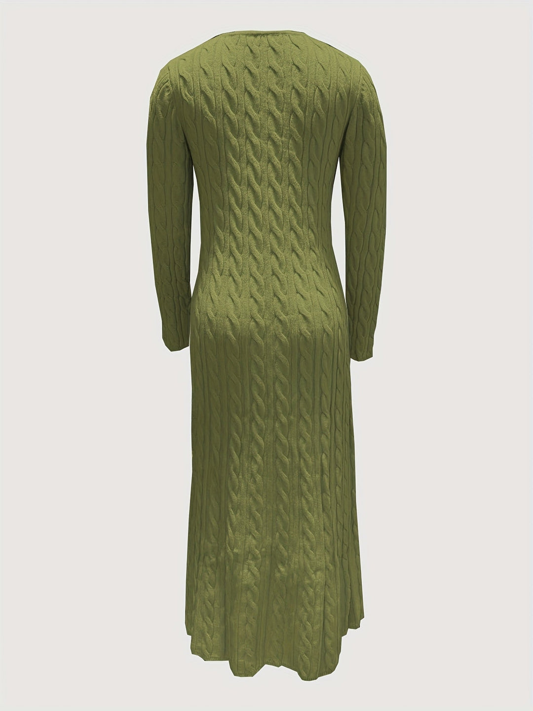 Lucinda | Cable-Knit Maxi Dress