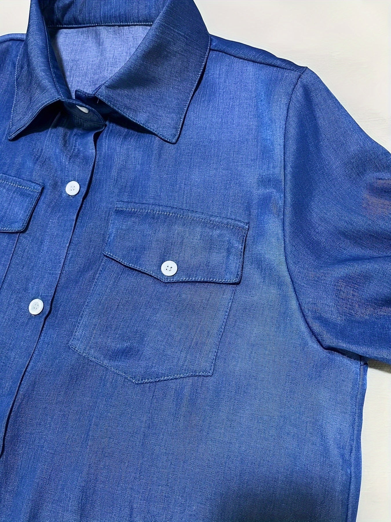 Brandy | Casual Denim Button-Up Dress