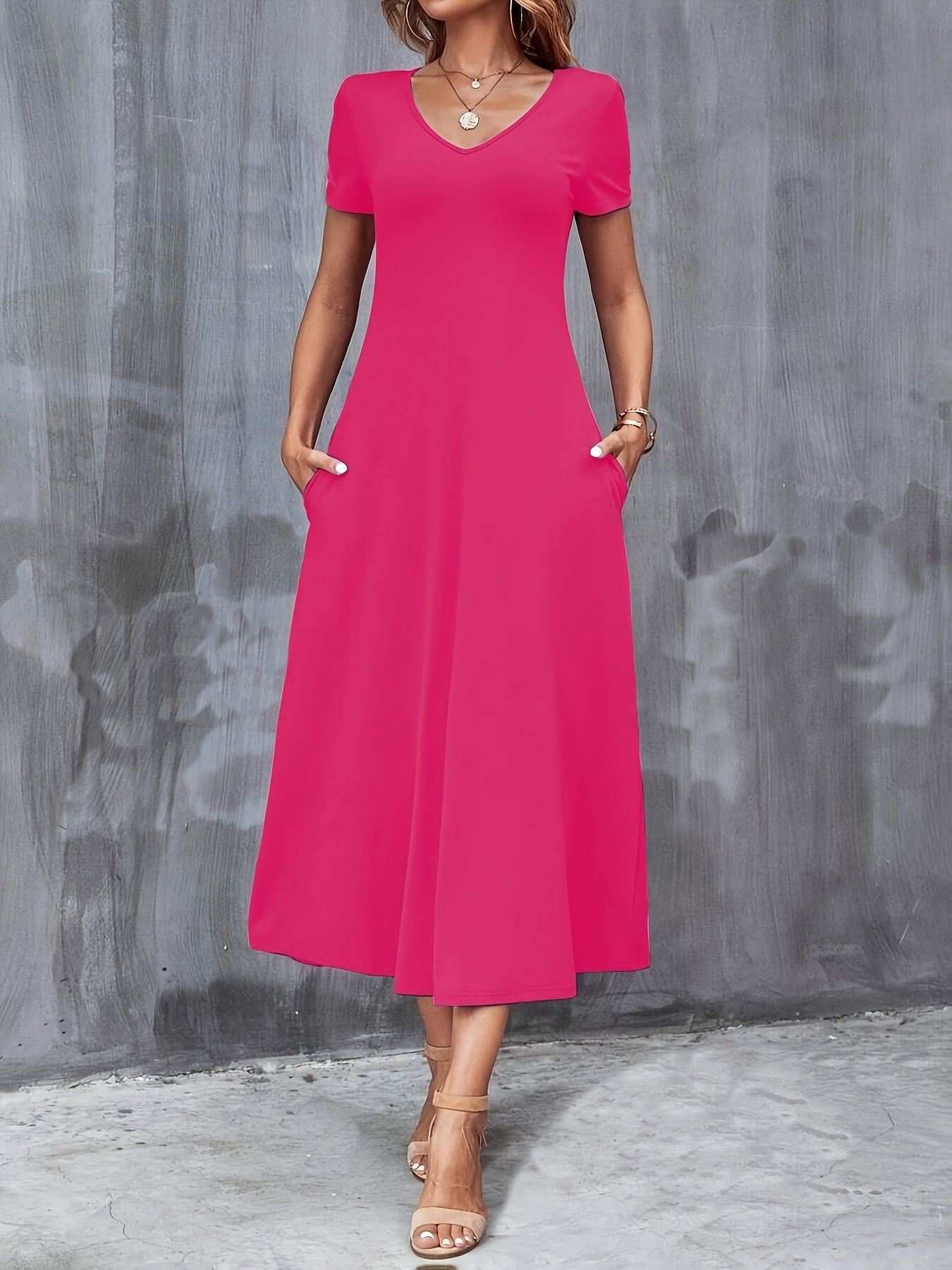 Holly | Stylish V-neck Casual Dress