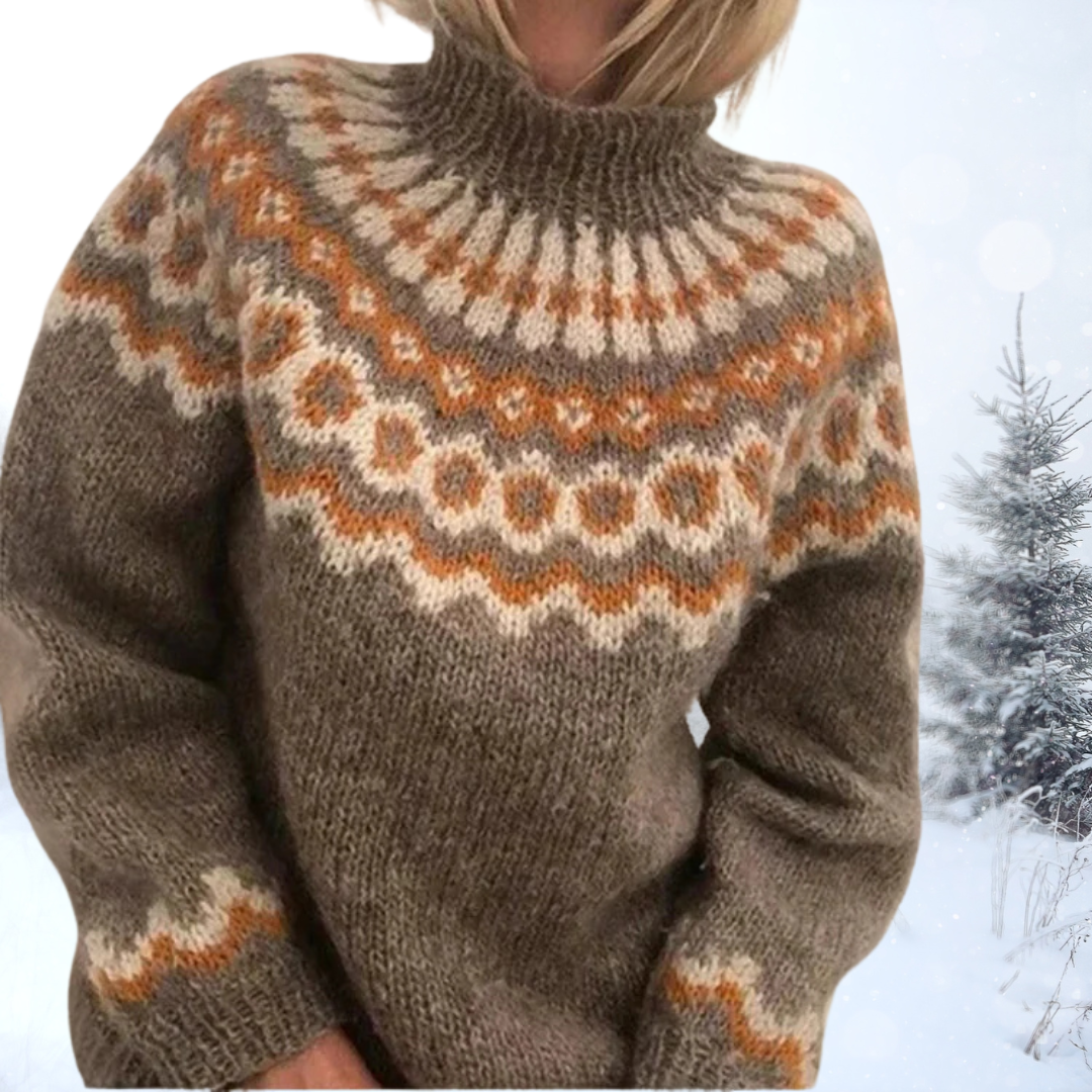 Laura™ | Stylish Nordic Winter Sweater
