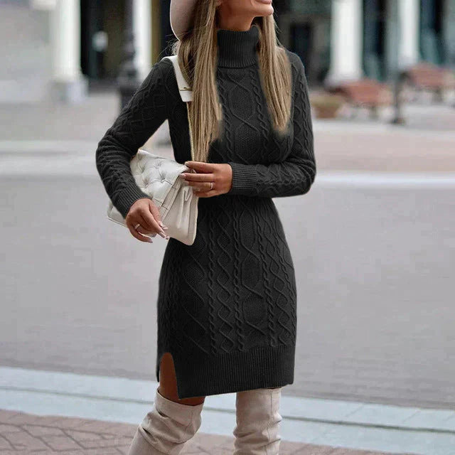 Amelia | Cozy Turtleneck Knit Dress