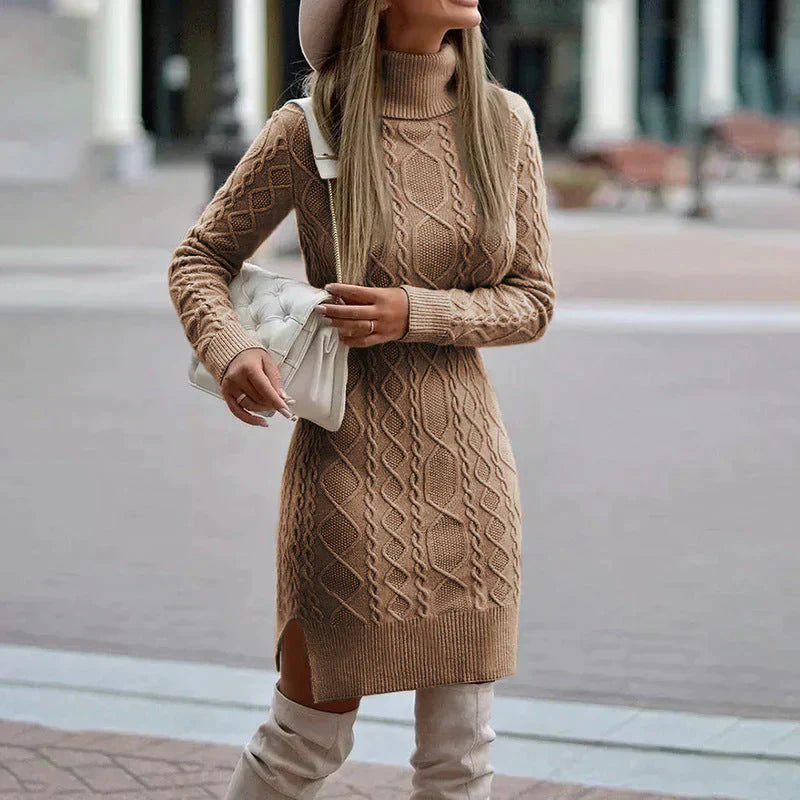 Amelia | Cozy Turtleneck Knit Dress
