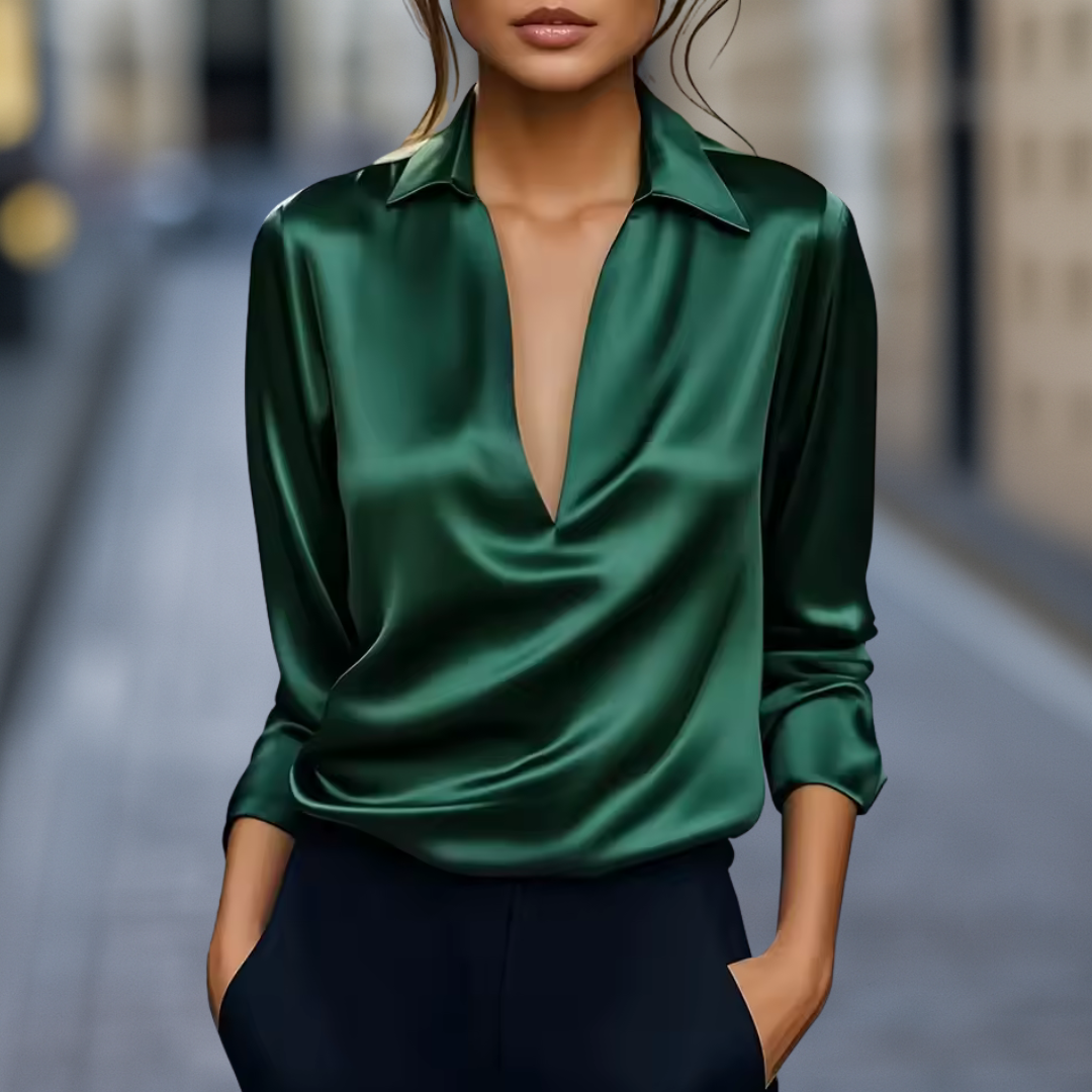 Sofia | Satin Blouse