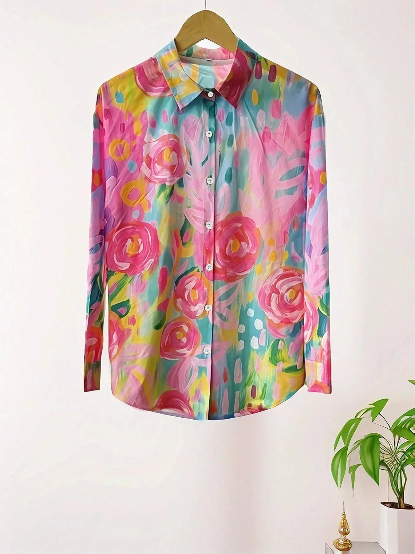 Rina™ | Blouse with Colorful Print