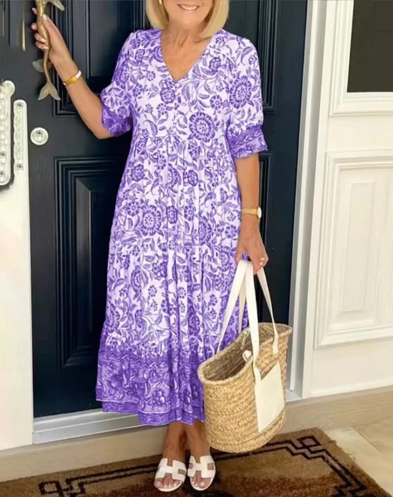 Camila | Stylish Bloom Veranda Dress