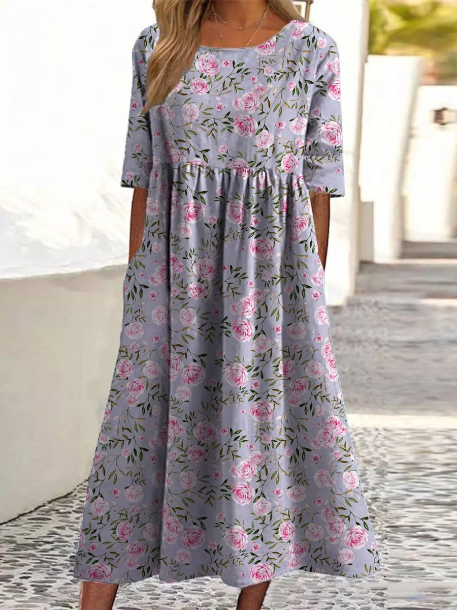 Caitlin | Whisper Leaf Garden Dress