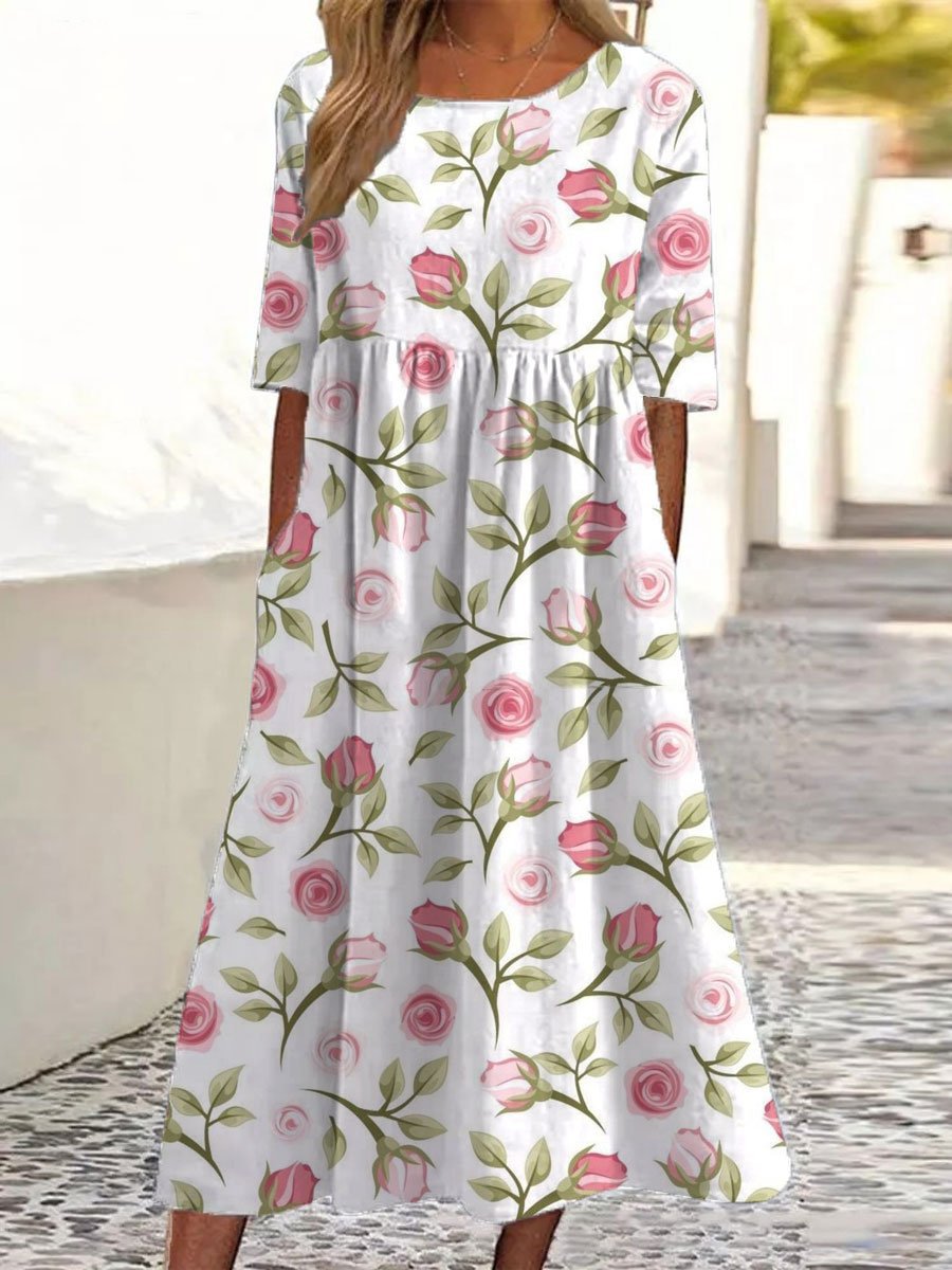 Caitlin | Whisper Leaf Garden Dress