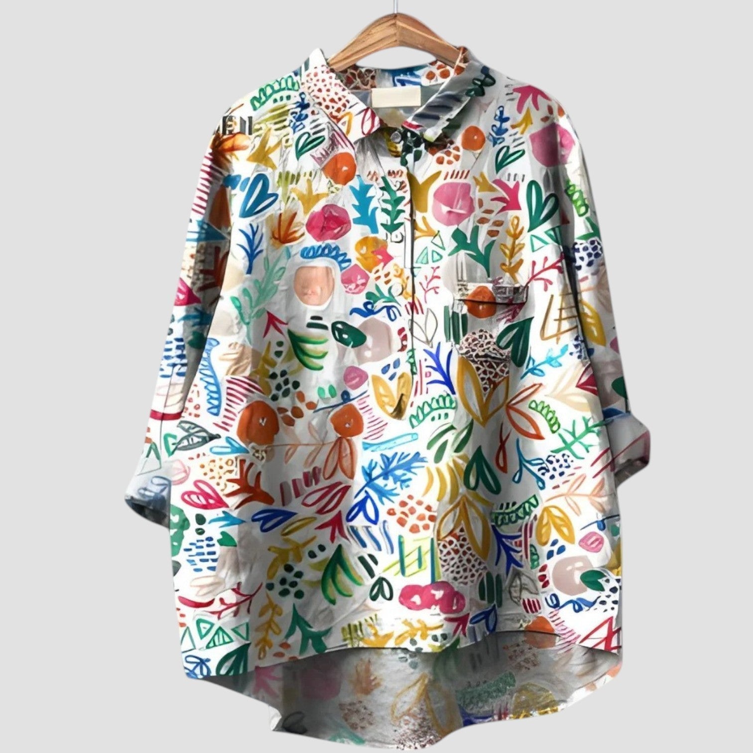 Petalwhirl™ Button Blouse