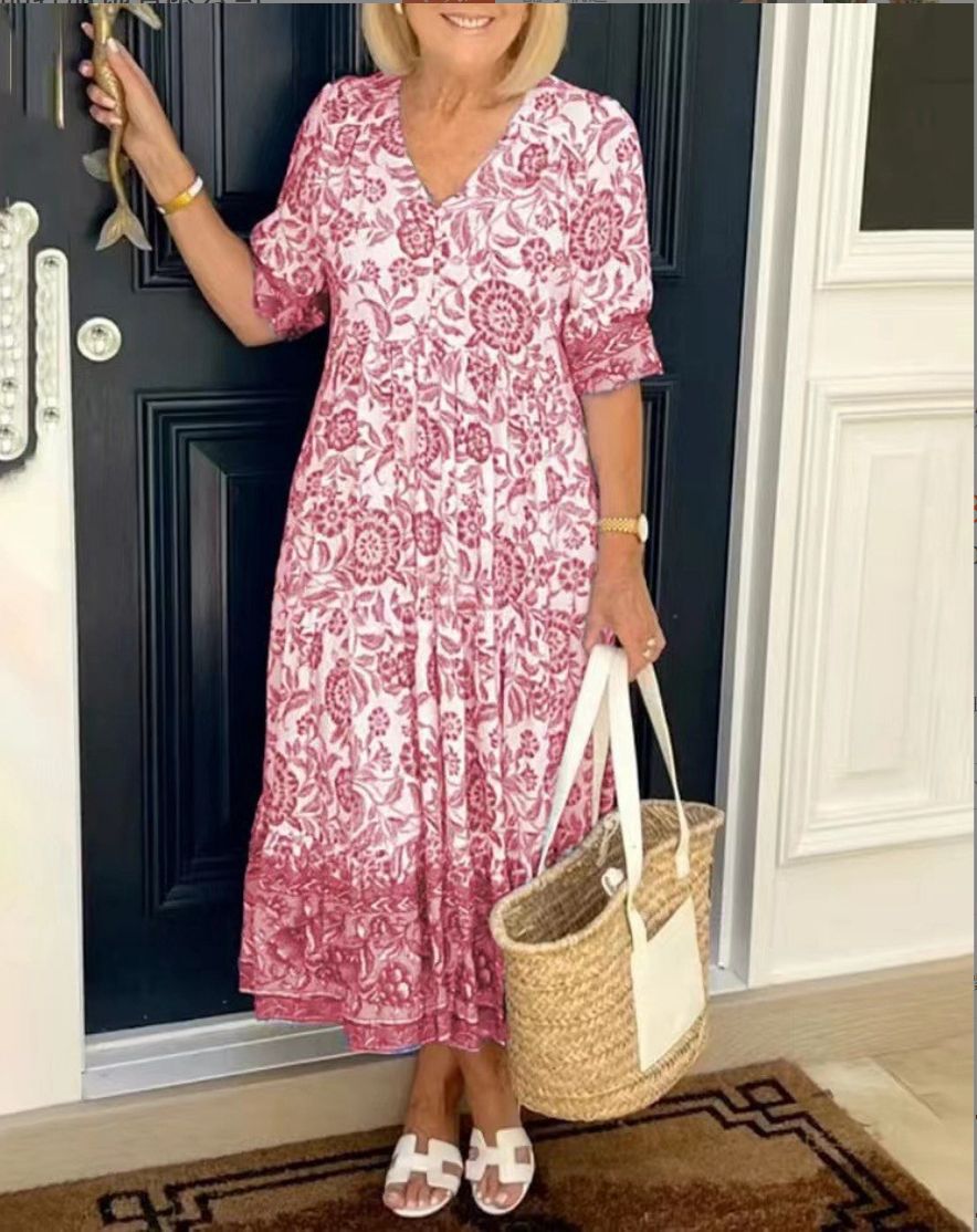 Camila | Stylish Bloom Veranda Dress