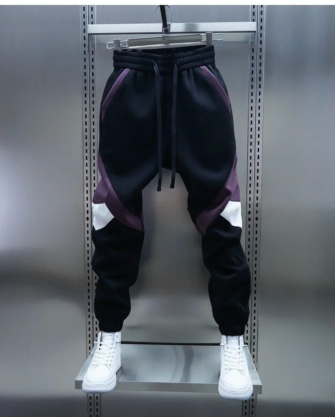 Alan | Modern Contrast Panel Joggers