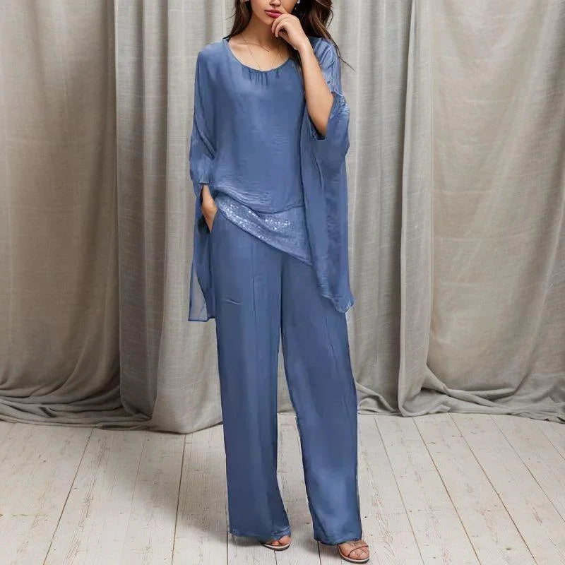 Lumina™ | Set with Flowing Fit and Shiny Details, Comfort and Elegance You Deserve, Woman!