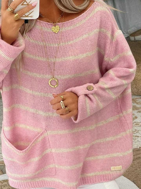 Leonie- Elegant striped sweater™