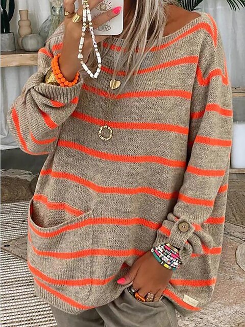 Leonie- Elegant striped sweater™