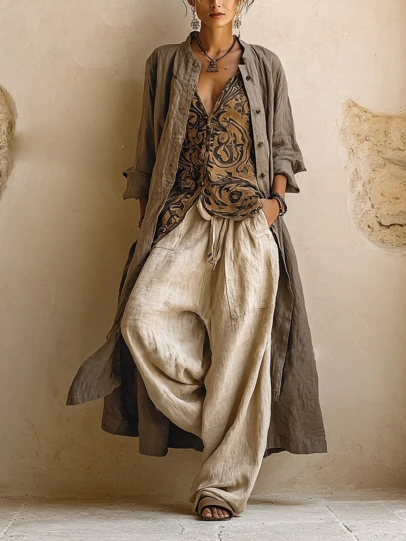 Celine 3 Piece Linen Set
