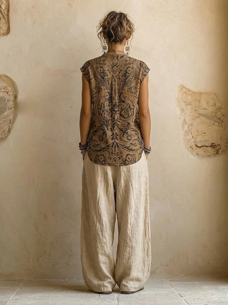 Celine 3 Piece Linen Set
