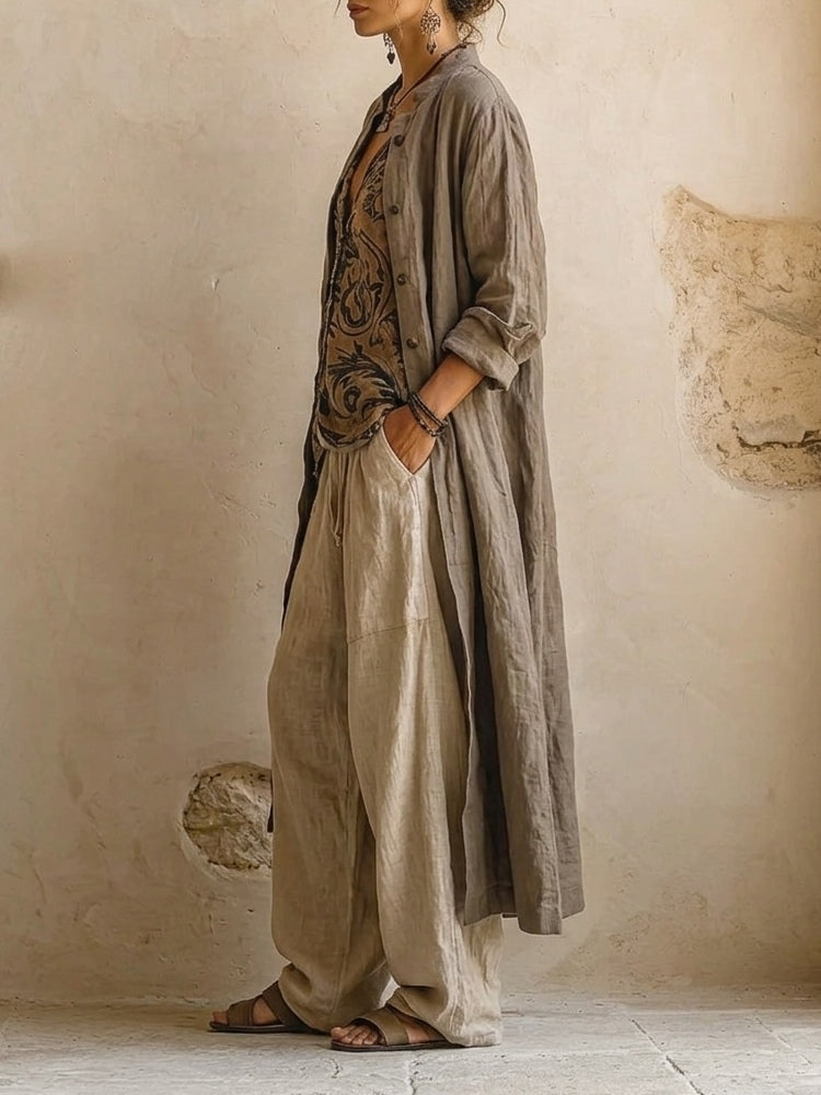 Celine 3 Piece Linen Set