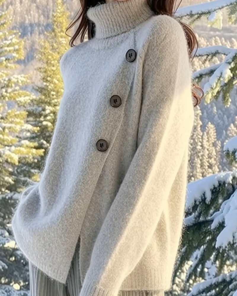 Irregular Design Sweater