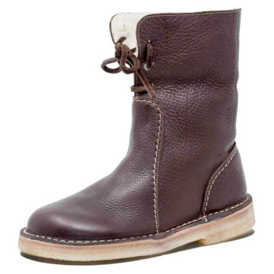 Agata | Structured Chunky Tailored Boots