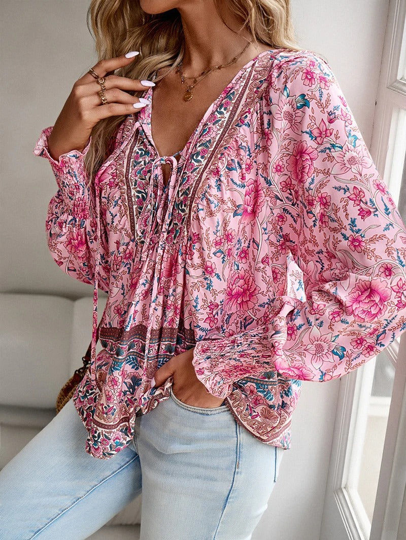 Emma | Summer Floral Top