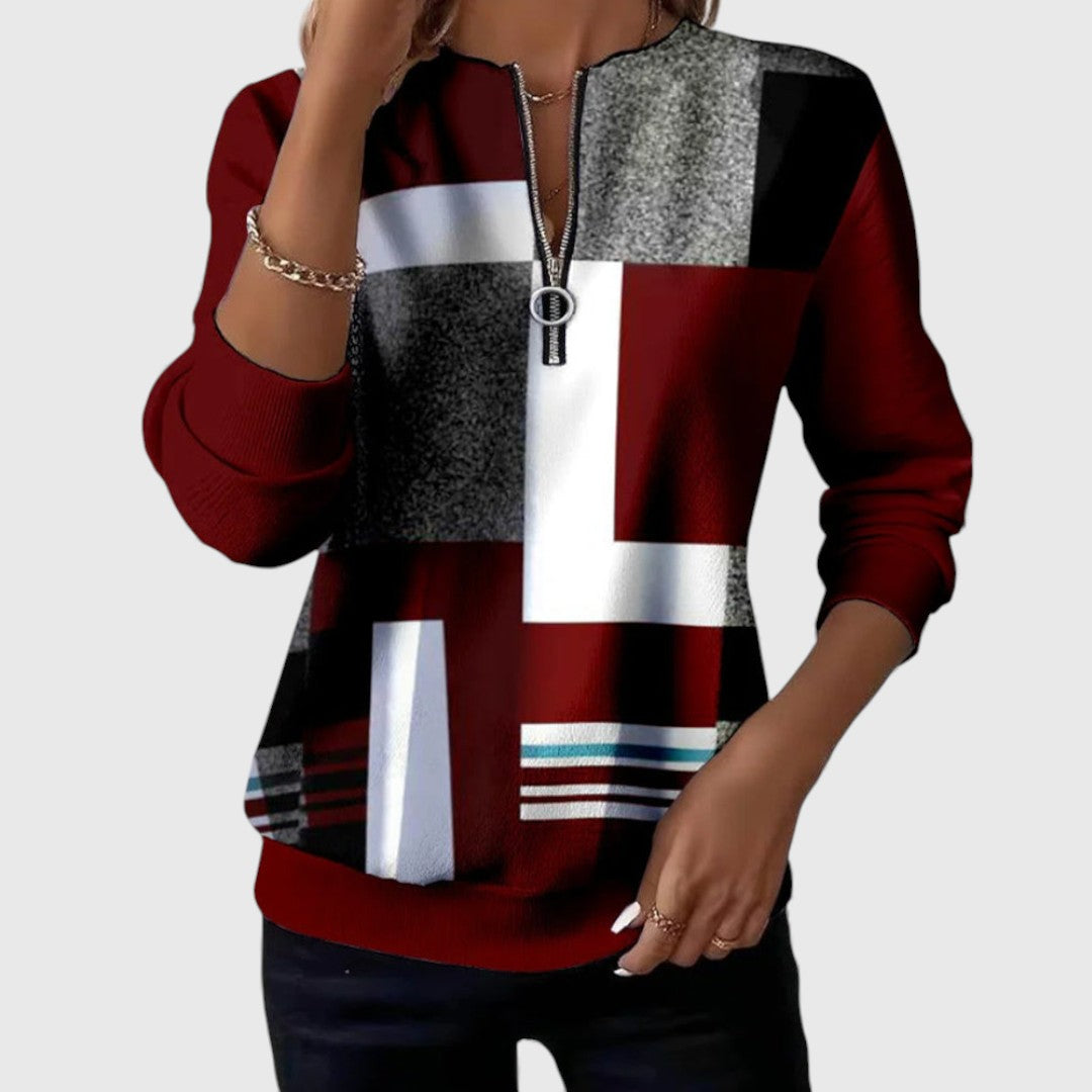 Zenovia™ | Relaxed and Elegant Sweatshirt