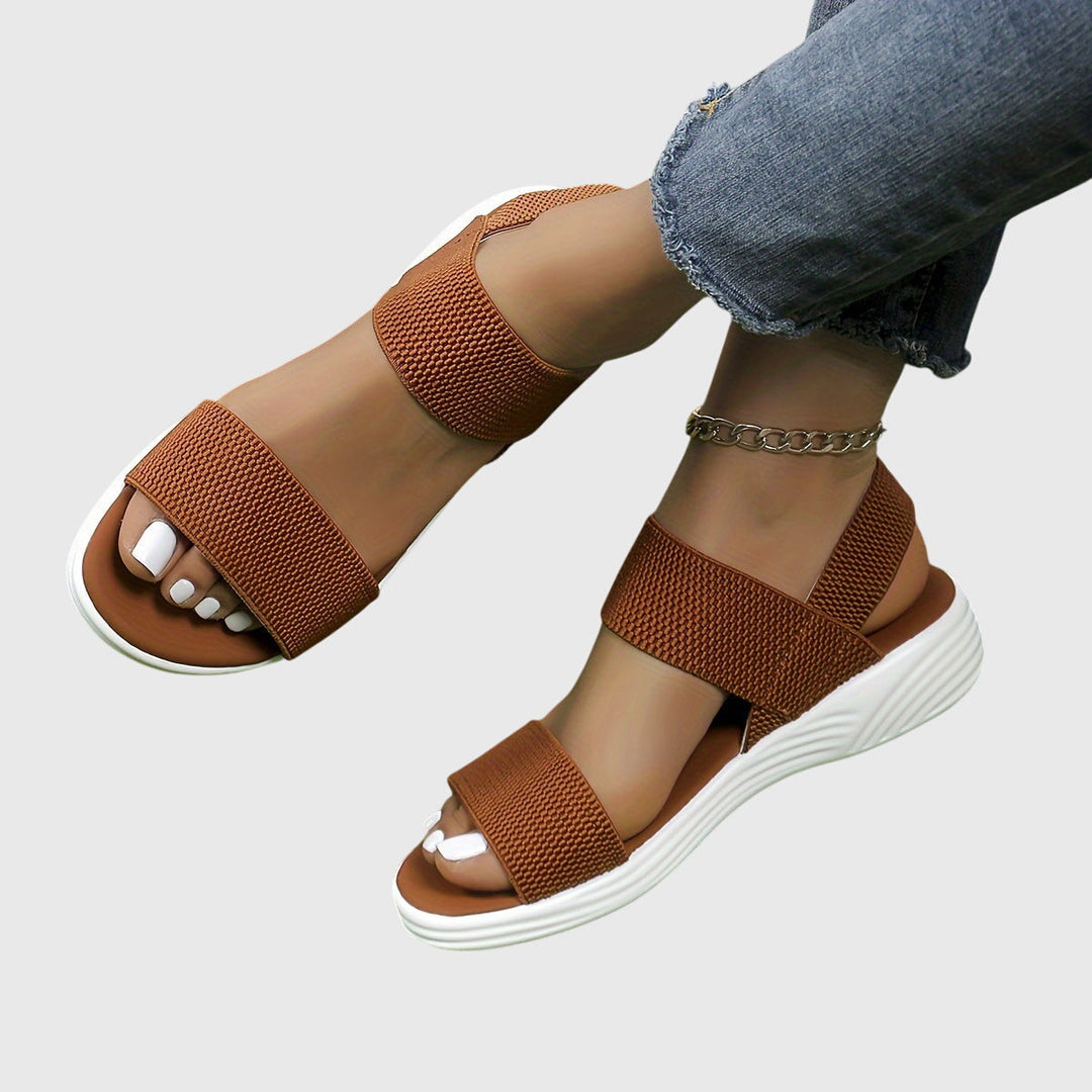 Bridget | Cushioned Stretch Sandals