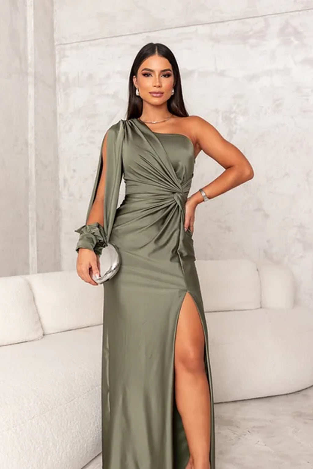 Louise | Stylish Elegant One Shoulder Dress