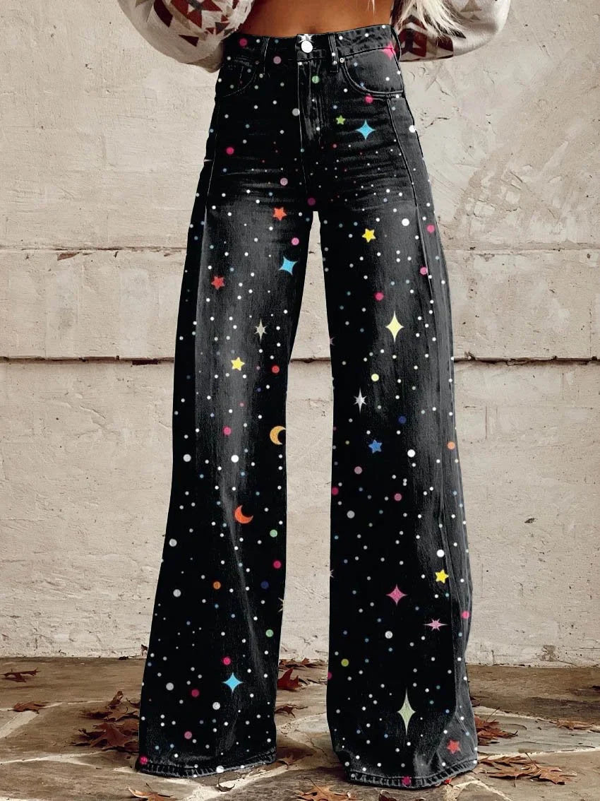 Annette | Chic Relaxed Palazzo Jeans