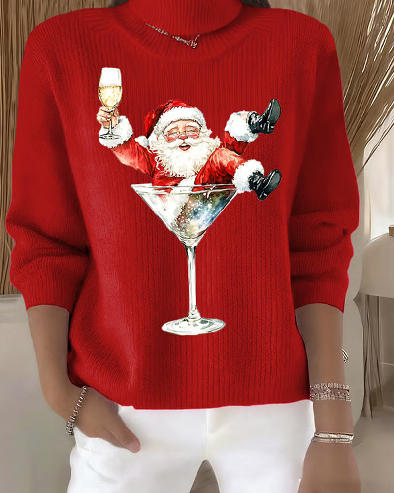 Christmas Sweater with Turtleneck