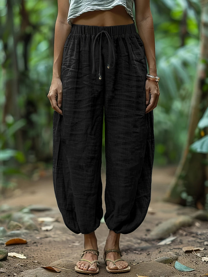 Marjorie | Relaxed Drawstring Lantern Pants