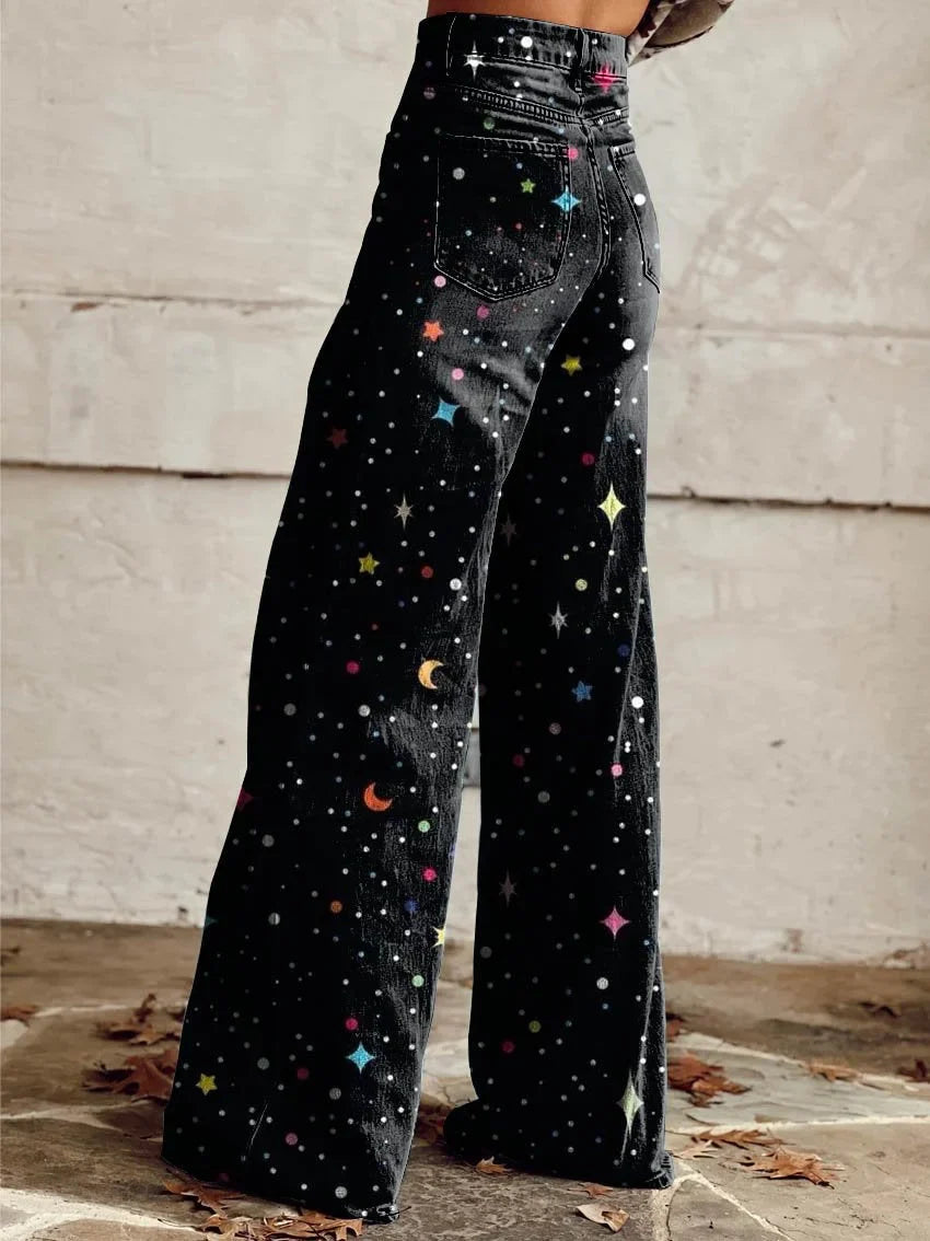 Annette | Chic Relaxed Palazzo Jeans