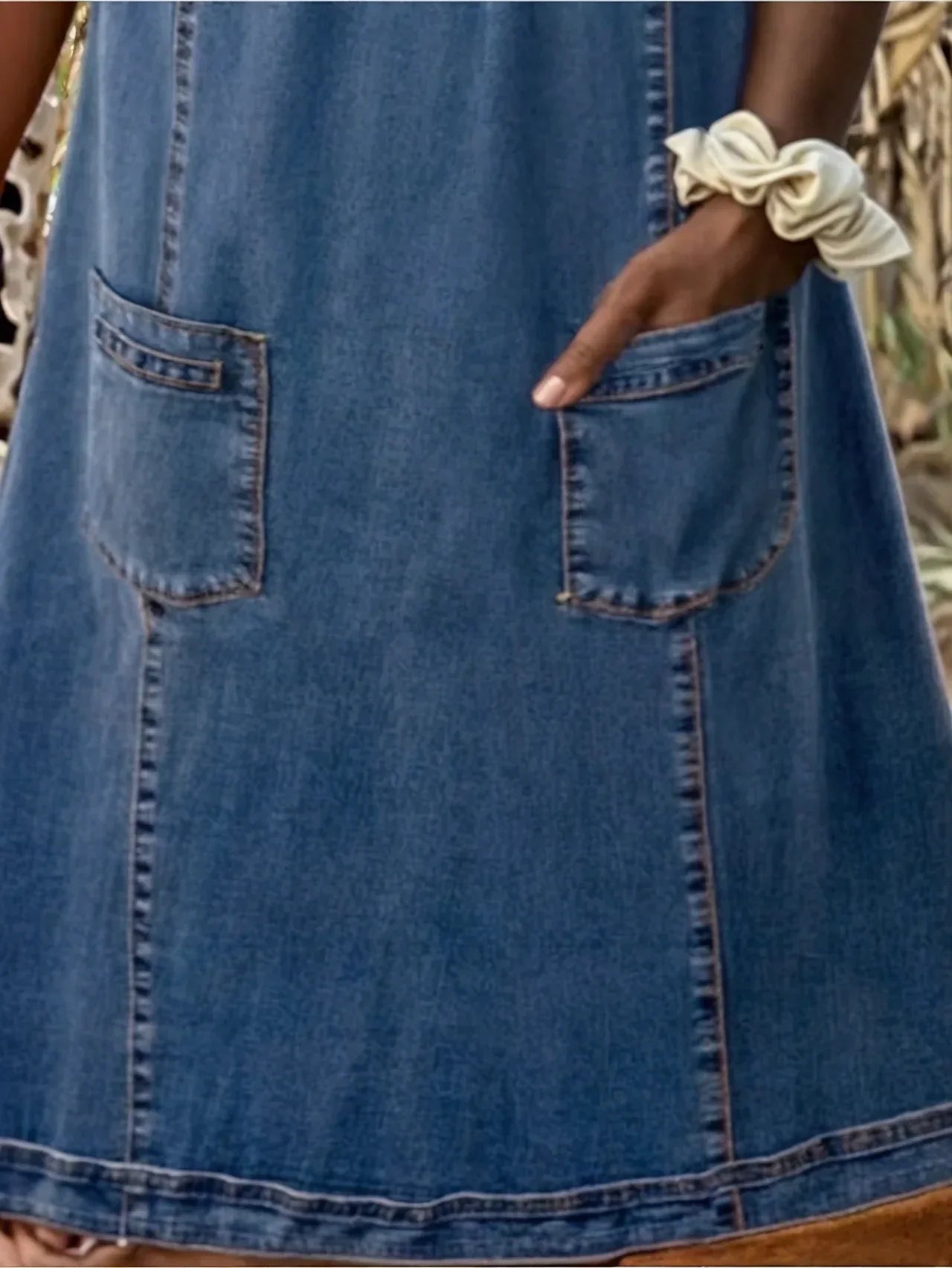 Sofia | Soft Denim Dress