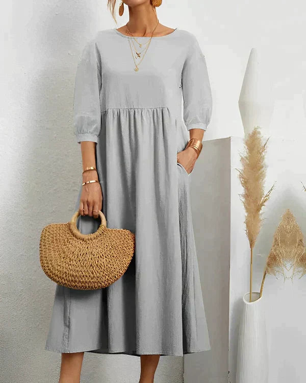 Emily | Chic Boho Puff Dress