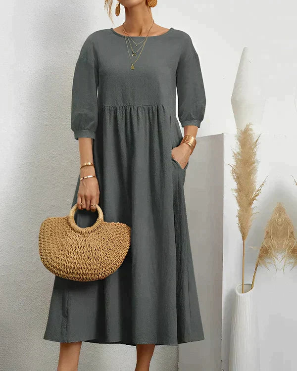 Emily | Chic Boho Puff Dress