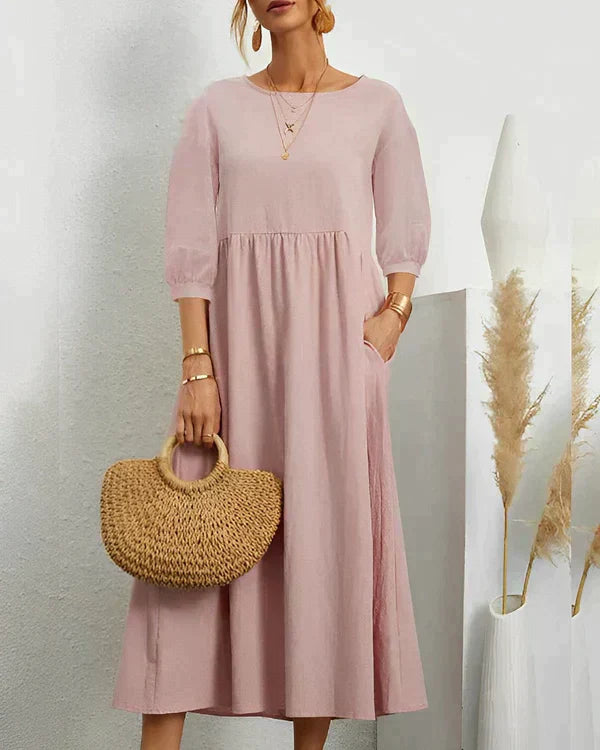 Emily | Chic Boho Puff Dress