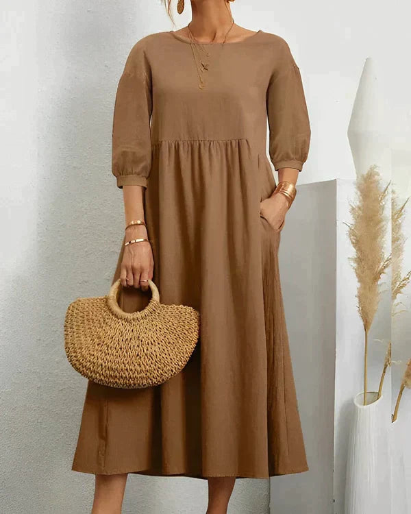 Emily | Chic Boho Puff Dress