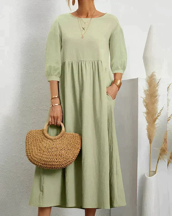 Emily | Chic Boho Puff Dress