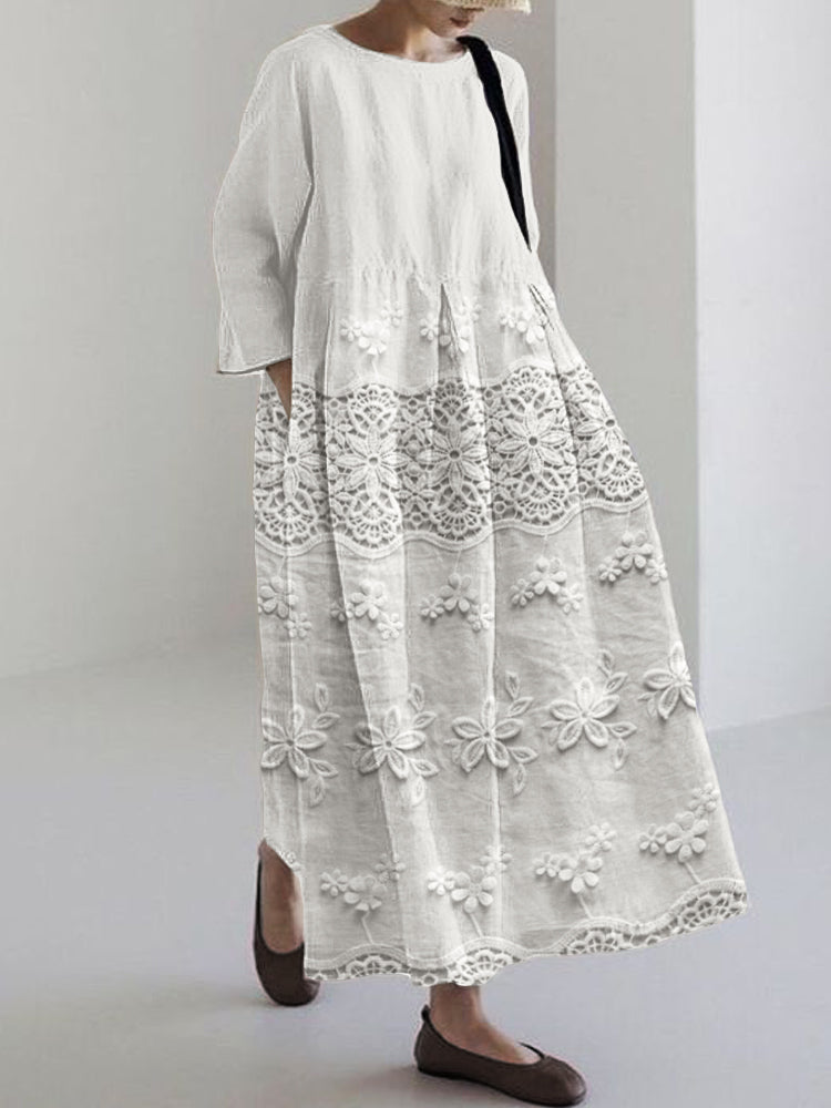 Claudia | Elegant Floral Maxi Dress