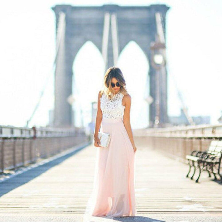 Felicity | Floral Openwork Maxi Dress