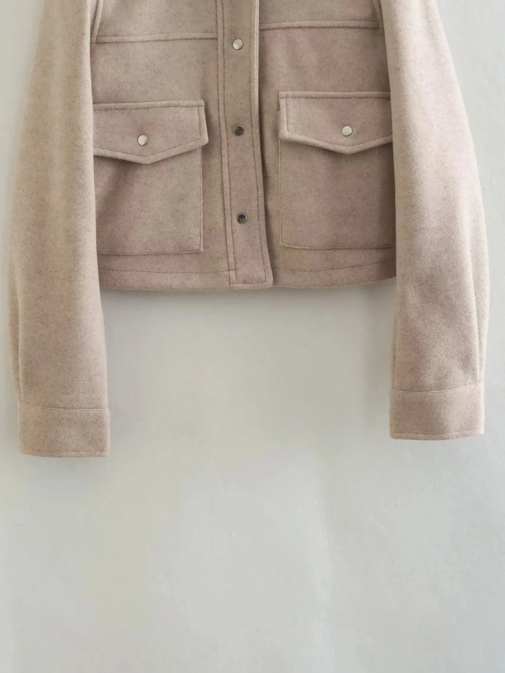 Fulgencio | Sculpted Draped Sleek Coat
