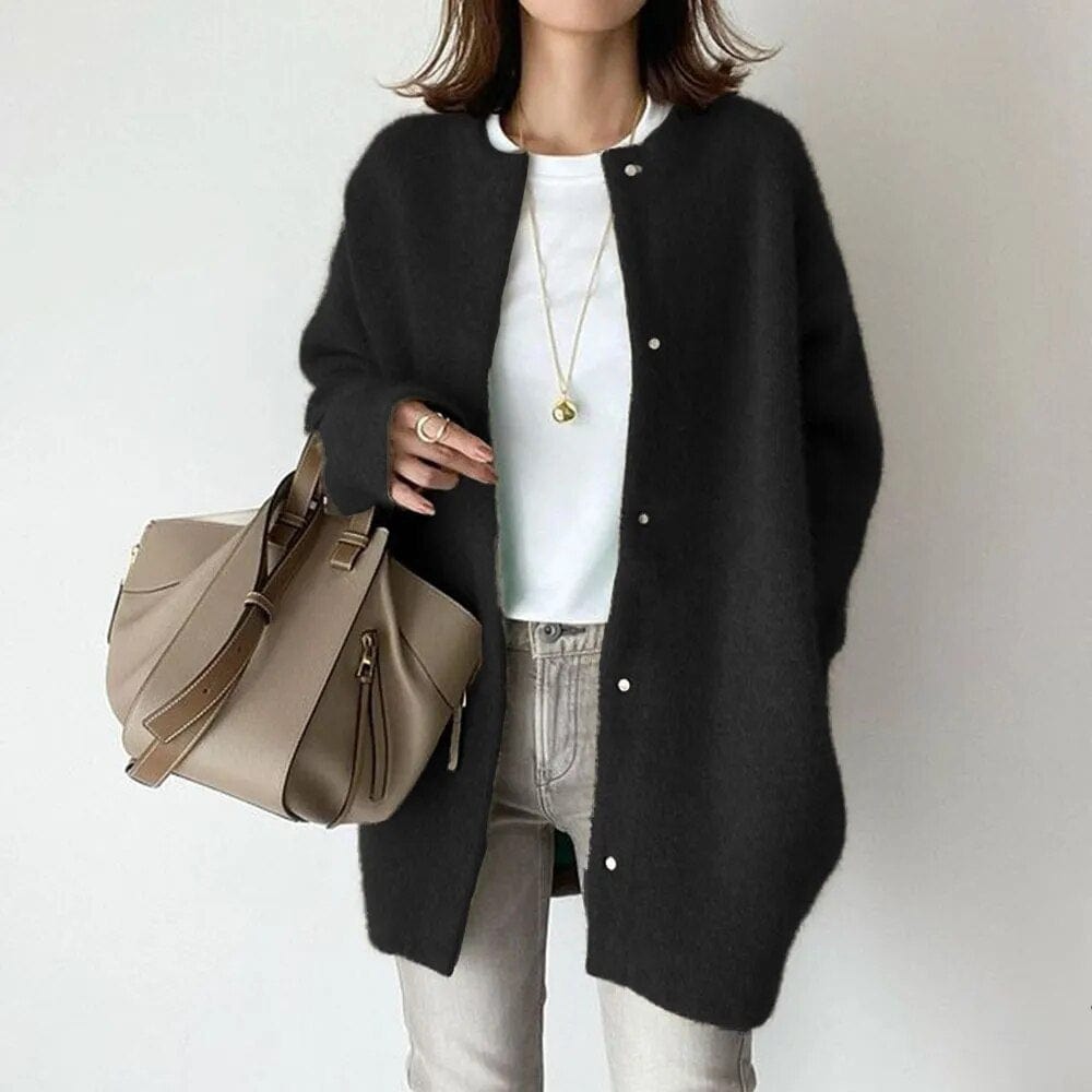 Vanna™ | Luxurious Buttoned Knit Jacket