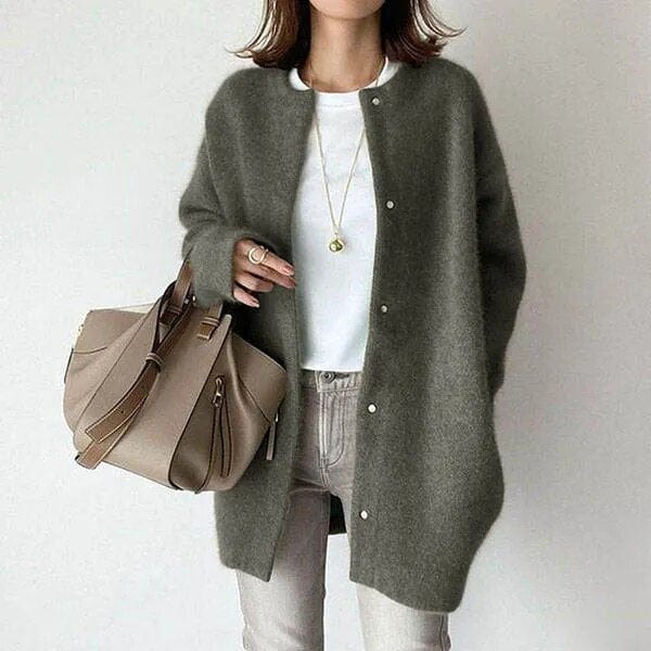 Vanna™ | Luxurious Buttoned Knit Jacket