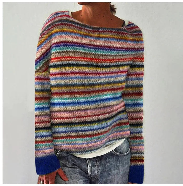Rachele™ - Retro fall sweater