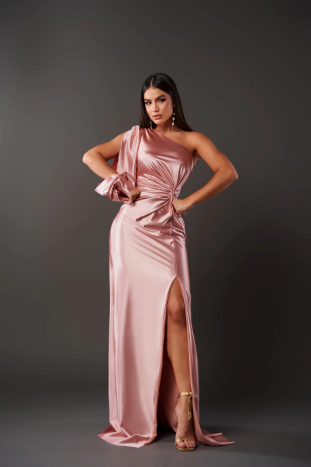 Louise | Stylish Elegant One Shoulder Dress