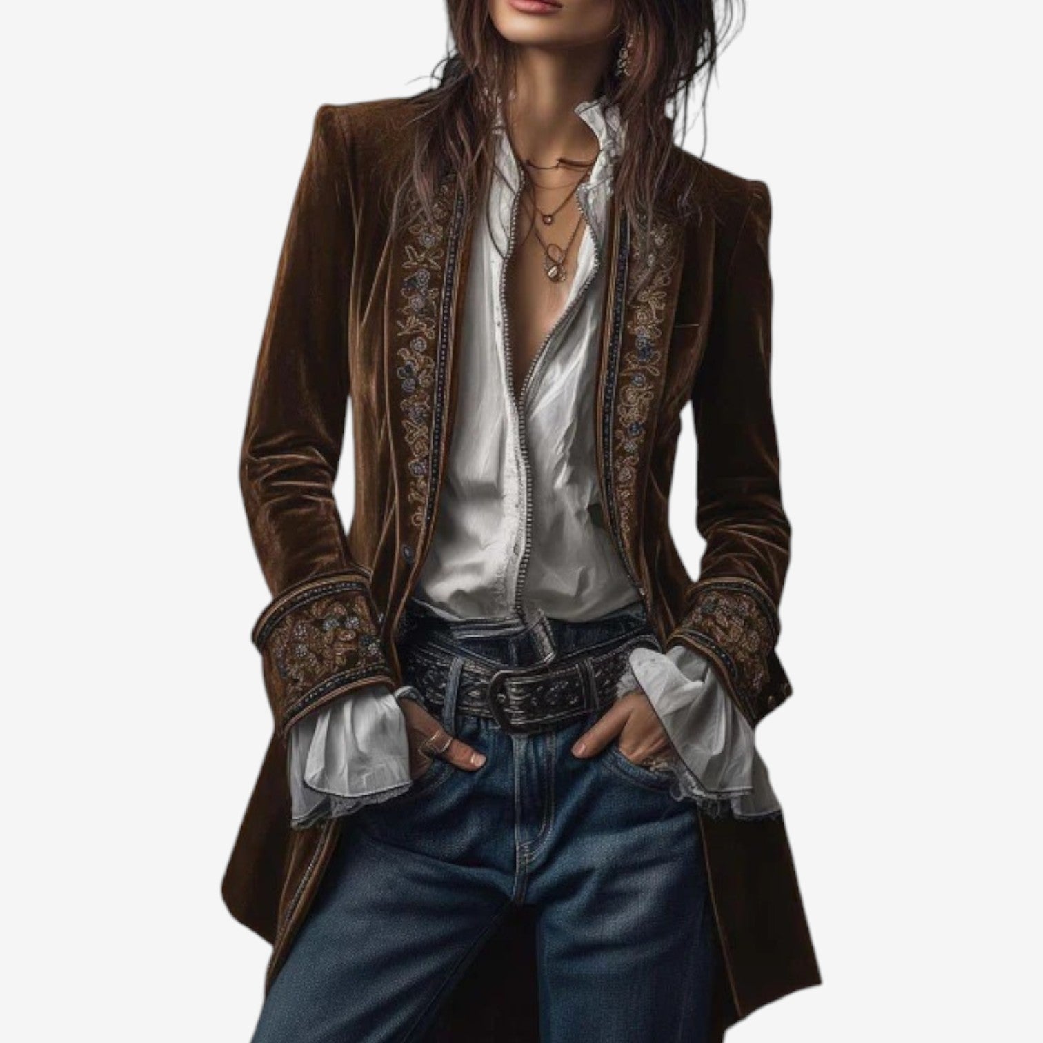 Ramousse™ | Embroidered Blazer